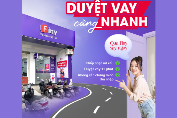 vay tiền tại các điểm giao dịch Finy